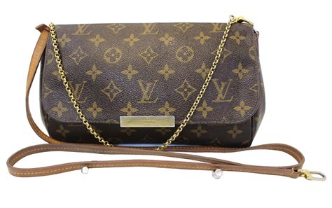 louis vuitton favorite mm monogram brown cross body bag|louis vuitton vintage monogram bag.